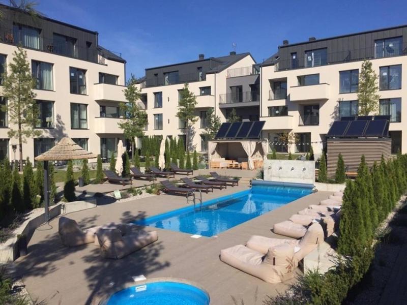 Super Mini Loft With Outdoor Pool. Apartment Palanga Exterior photo